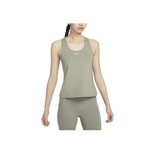 Nike SwooshDri Форма Майка Женская Светло-армейский зеленый