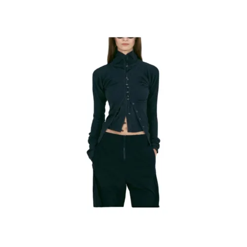 LOW CLASSIC FW25 Отделение Облегающий KNIT Кардиган Трикотаж Женские