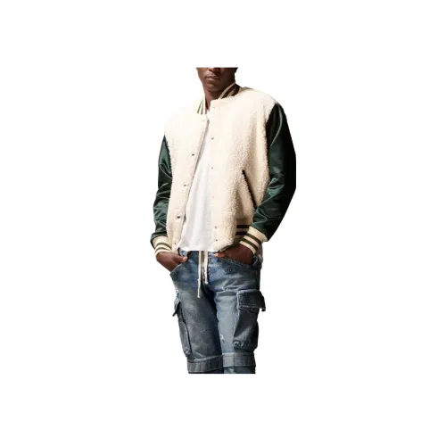 GREG LAUREN Айвори Мужские Куртки