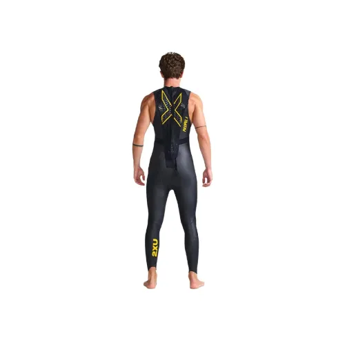 2XU Черный/Цитрусово-оранжевый Мужские Комплекты купальников