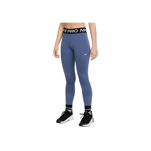 Nike Leggings Pro Dri Fit SS25 Подростки Размытый Синий Черный Белый