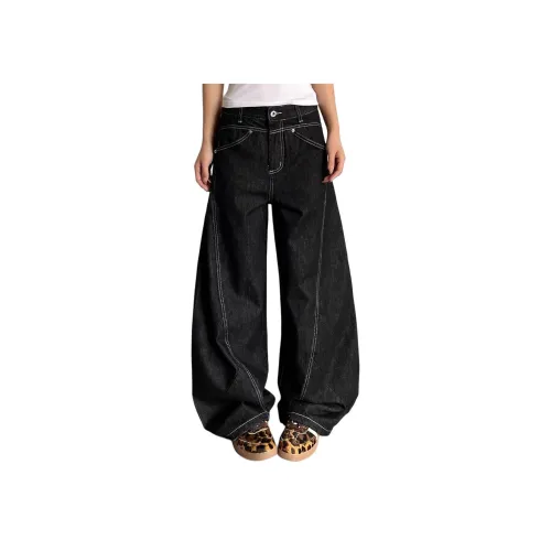 SINKACME Черные Унисекс Джинсы