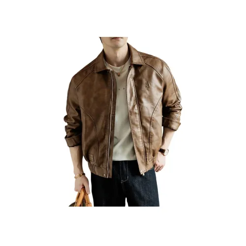 KiayofistVoll Кожа Куртка Унисекс