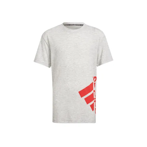 Adidas T-Shirt Mixed White Pure Gray Light Scarlet Baby