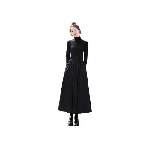 Cypress House Длинное платье с длинными рукавами женское