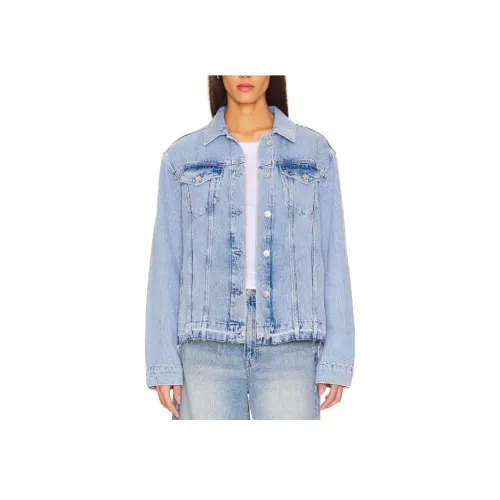 PAIGE Denim Jacket Women's Blue PAIGE Деним Куртка Женская Синяя