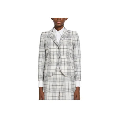 THOM BROWNE Средне-серый Женские офисные костюмы