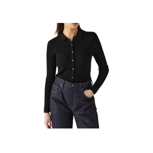 UNIQLO Черные Женские Свитеры