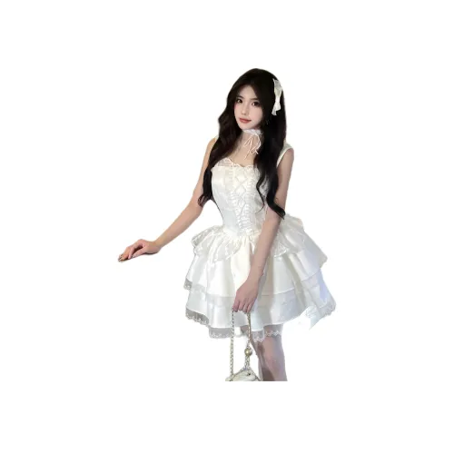 MCGB Белые Женские Вечерние Платья