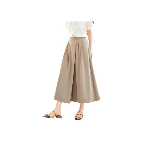 Like The Age Of Water Лето Повседневные Брюки Свободного Кроя Женские Хаки