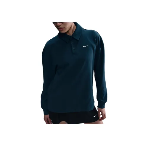 nike Sportswear Essentials series Поло Женские Арсенал Морские Цвет паруса