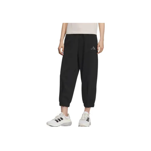 Adidas Черные Женские Повседневные Брюки