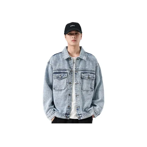 VALKOMM Denim Jacket Unisex Graphite Blue VALKOMM Деним Куртка Унисекс Графитовый Синий