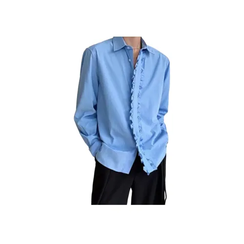 Pirkadat Синий Унисекс Рубашки