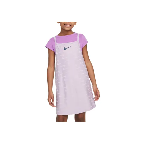 Детский комплект Nike с юбкой светло-фиолетовый