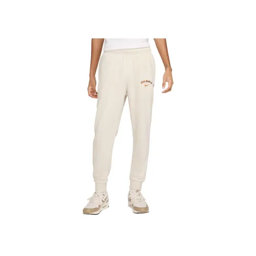 Nike Club América Особенный Edition Футбол French Terry Joggers Спортивные брюки Мужской Светло-коричневый CINDER Апельсин