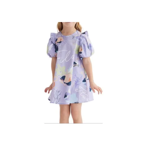 FILA KIDS Детское платье с принтом по всей поверхности