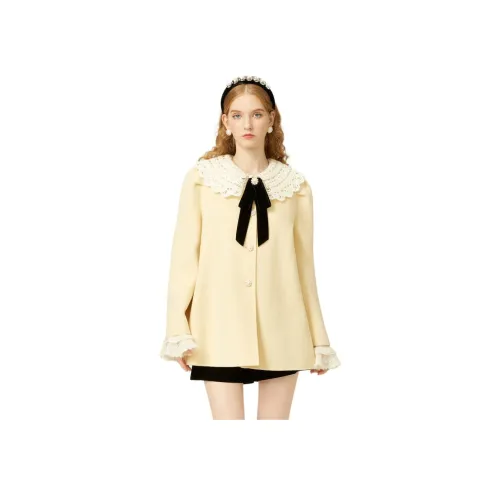 JORYAweekend Пальто Женское Кремово-Желтое