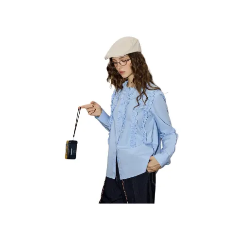 Coolhut Синий Женские Рубашки