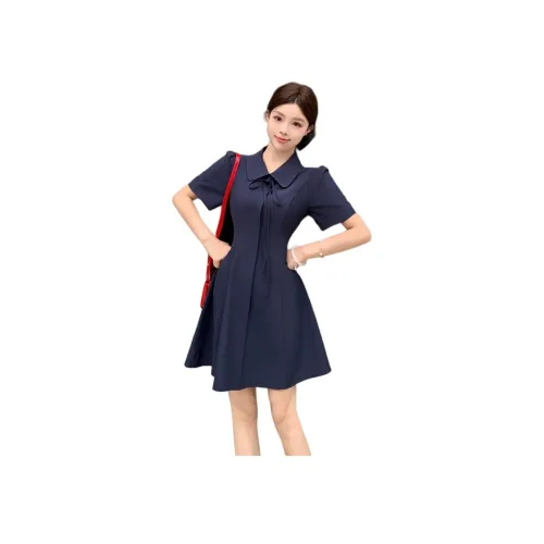 Si Bei'er Короткий рукав Платье Женское