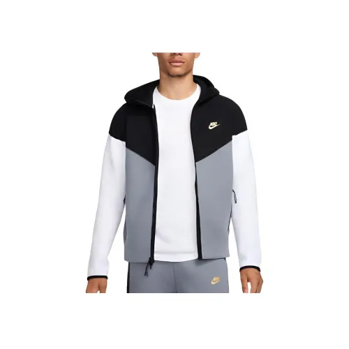 Nike Full Zip Hoodie Куртки и пальто Мужской Серый