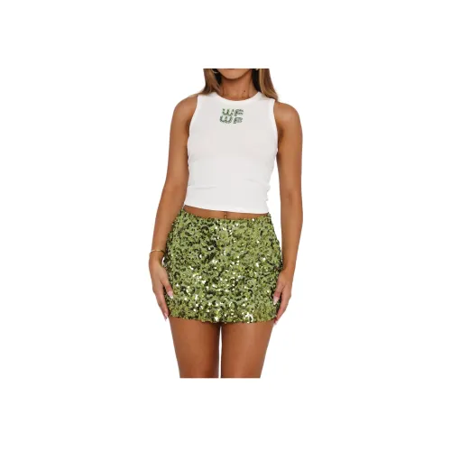 WHITE FOX Stepping Out In Позиционирование стиля Повседневные короткие юбки Женские