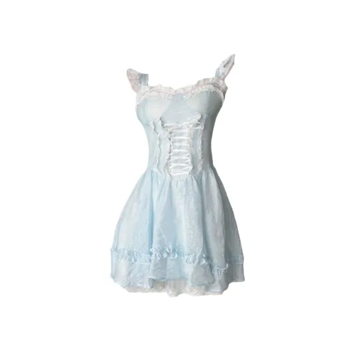 AFGGD Синий Женские Слиплатья