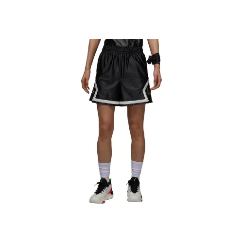 Jordan Sport Черный/Парусный Белый Женские Повседневные Шорты