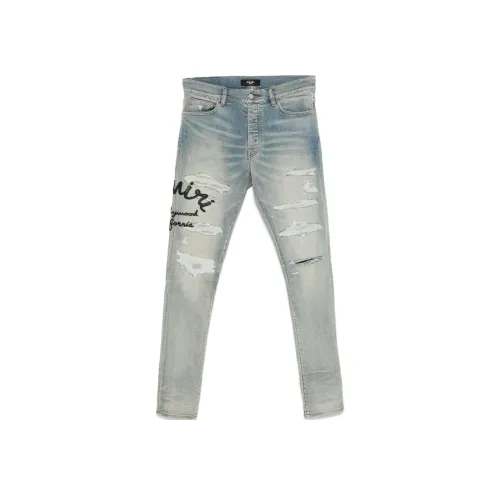 AMIRI FW24 Джинсы Мужские Светло-Синий