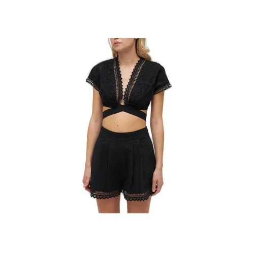 ERMANNO SCERVINO Crop Top Женский Черный