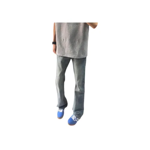 DUATOGE Ice Blue Men's Jeans DUATOGE Ледяные синие мужские джинсы