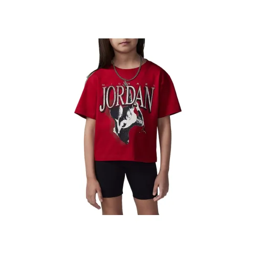 Джордан Повседневная Спортивная Одежда 2 Предмета Комплект Черный Для Детей Возрастом 3-7 Лет