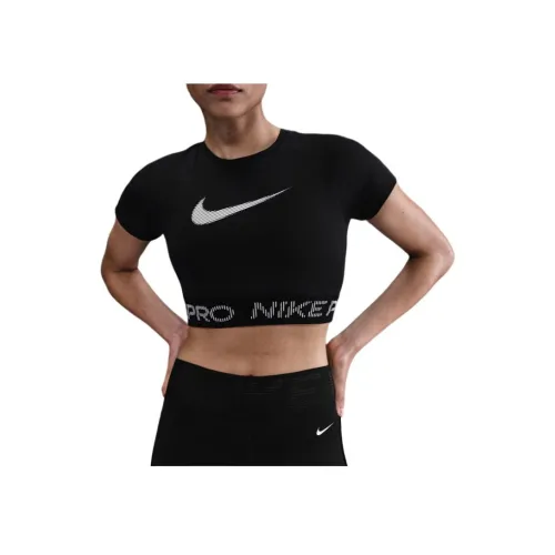 Nike одежда Черные Женские Короткие топы