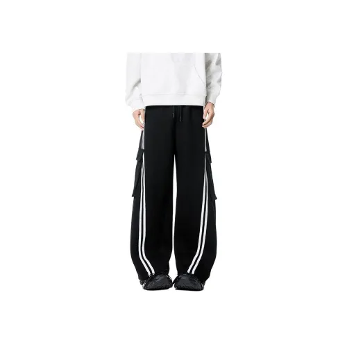 UNDERTIDES Черные Унисекс Повседневные Брюки