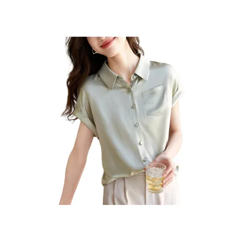 Mo Han Yi Mei Рубашка Женская Зеленая