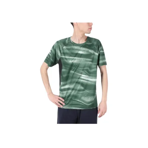 PUMA AOP Зеленый Мужской T-Рубашка
