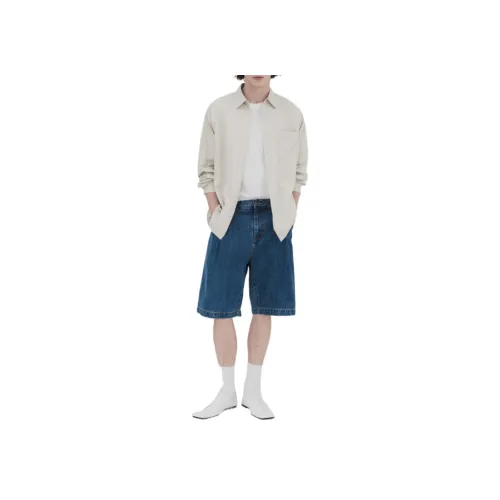 BESLOW Medium Wash Цвет Мужские Джинсовые Шорты
