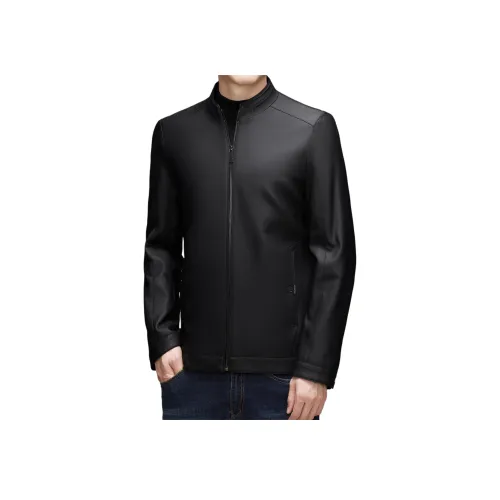 EMINU Мужские кожаные куртки