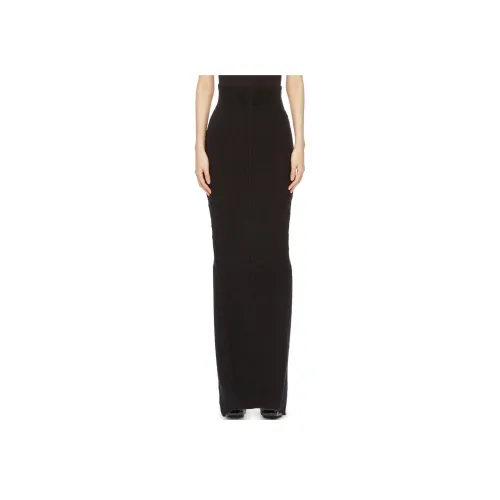RICK OWENS Черные Женские Вязаные Длинные Юбки