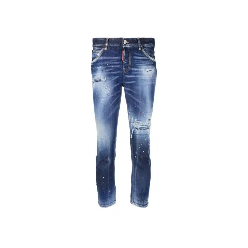 DSQUARED 2 Джинсы Женские Джинсовый Синий