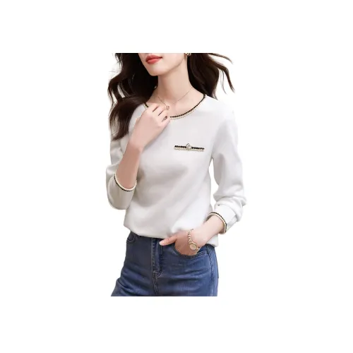 Mo Han Yi Mei Толстовка Женская Белая