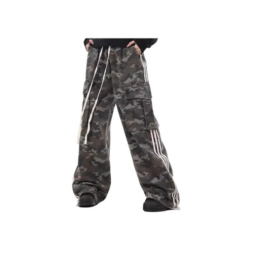 SINKACME Камуфляж Унисекс Карго Брюки