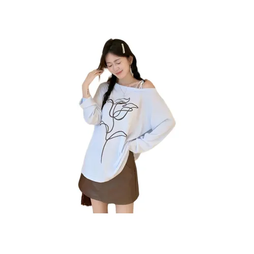 BVODE Синий Женские T-рубашки