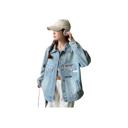 MEXICAN Светло-синие Женские Джинсовые Куртки