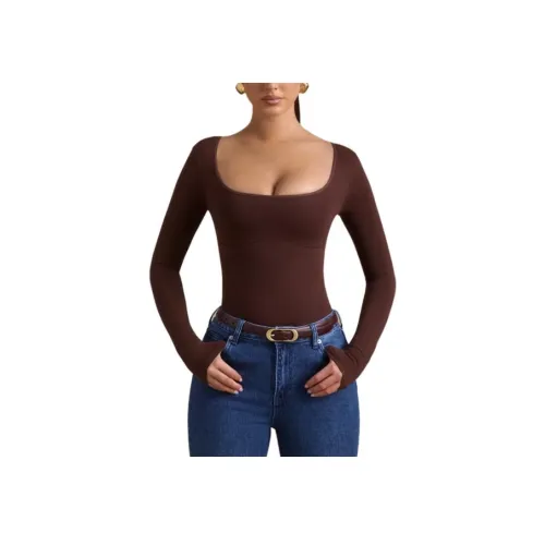 OH POLLY Темный кофейный цвет, женское боди