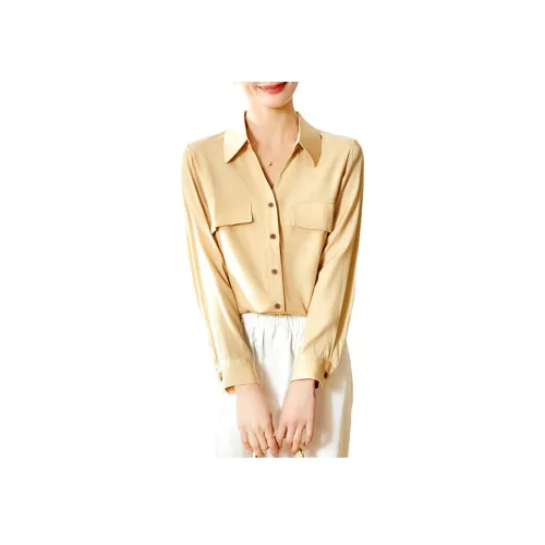 Itisf4 Хаки Женские Рубашки