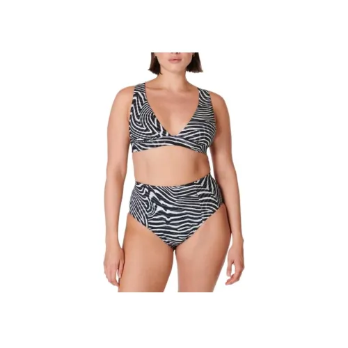 Sweaty Betty Серый Exposure Print Женские Двухкомпонентные Купальники