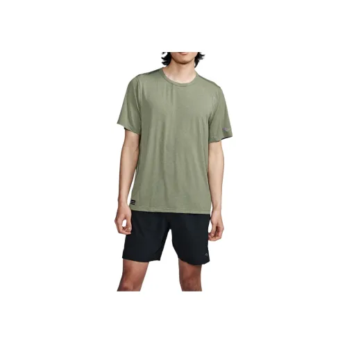 Saucony Секундомер T Рубашка Мужская Оливково-Серый