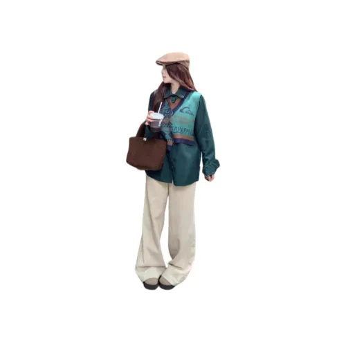 GORGEOUSIDEA Весенний Осенний Рубашка Женская