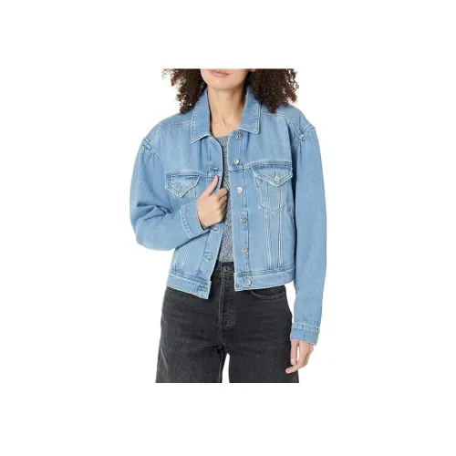 PAIGE Denim Jacket Women's Blue PAIGE Деним Куртка Женская Синяя